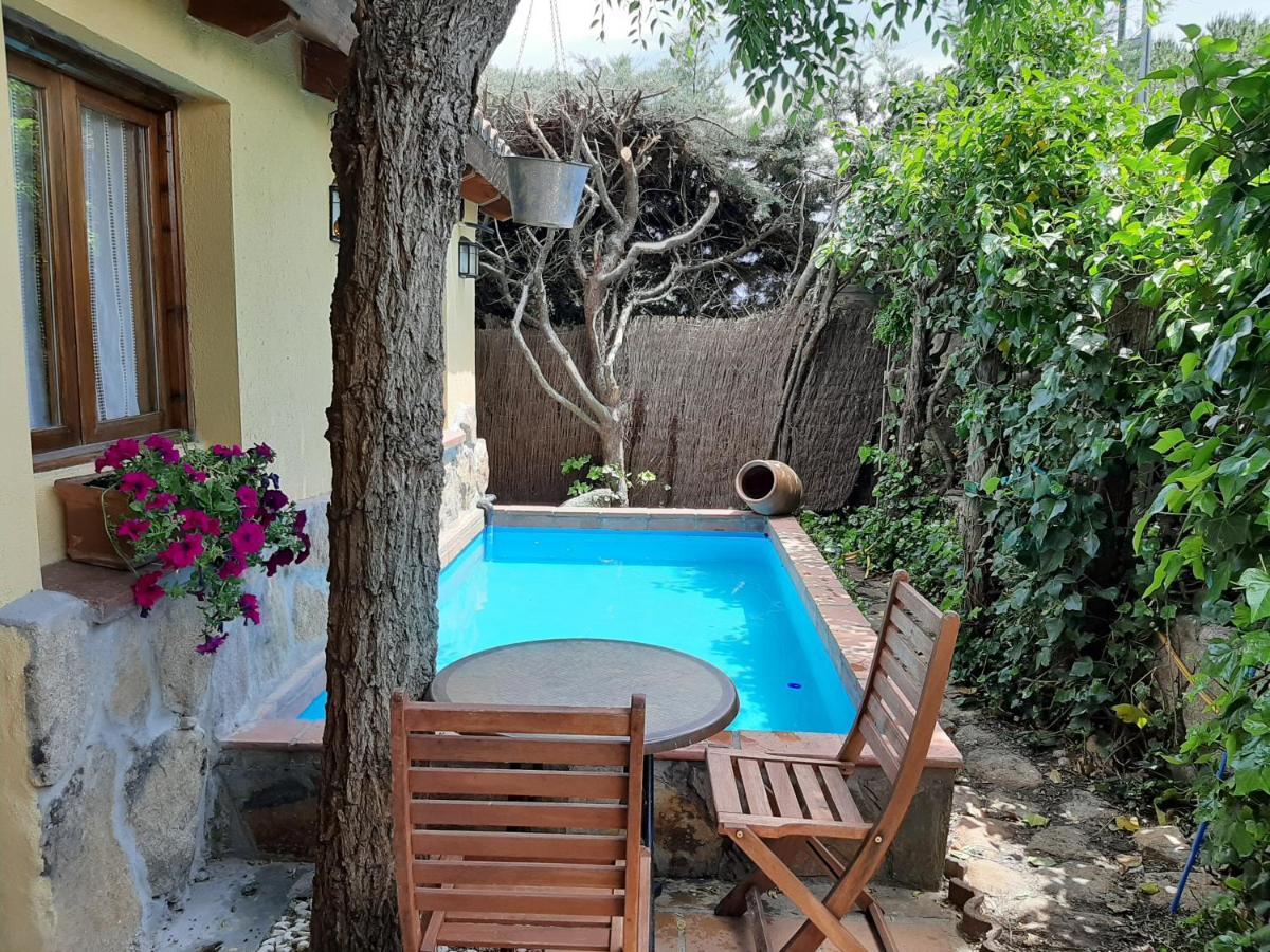 Acogedora Casa Rural En La Sierra De Madrid 马塔埃尔皮诺 外观 照片